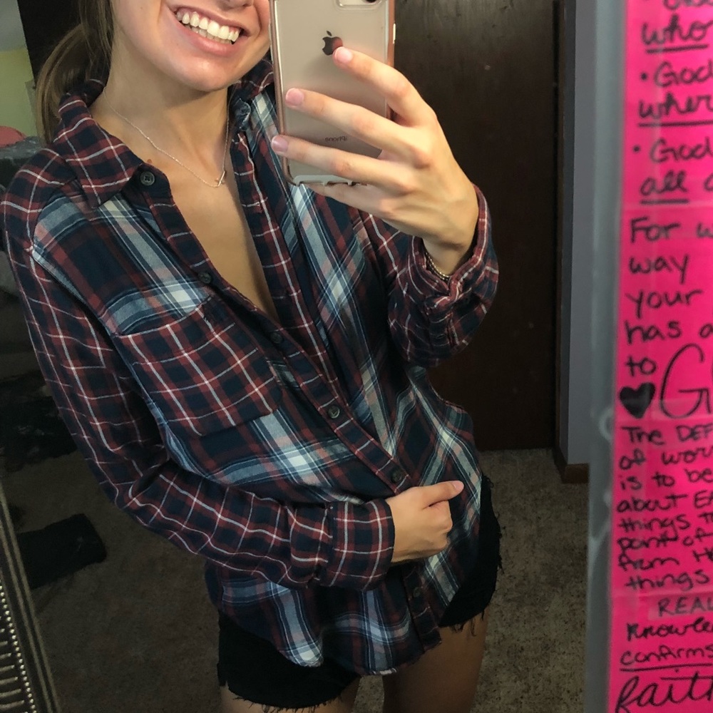 A&F comfy flannel 🌟